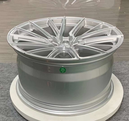 ऑडी RS4 A6 के लिए सिल्वर पॉलिश्ड वोसेन HF-4T जाली पहिए