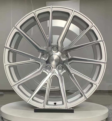 ऑडी RS4 A6 के लिए सिल्वर पॉलिश्ड वोसेन HF-4T जाली पहिए