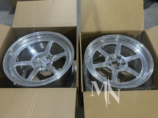 5x112 5x120 कस्टम कंसाई रिम्स टैंडेम कोर्सा रोकू सिल्वर गनमेटल 350Z 370Z मिश्र धातु पहियों
